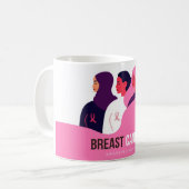 乳がん認知月間 コーヒーマグカップ (正面左)