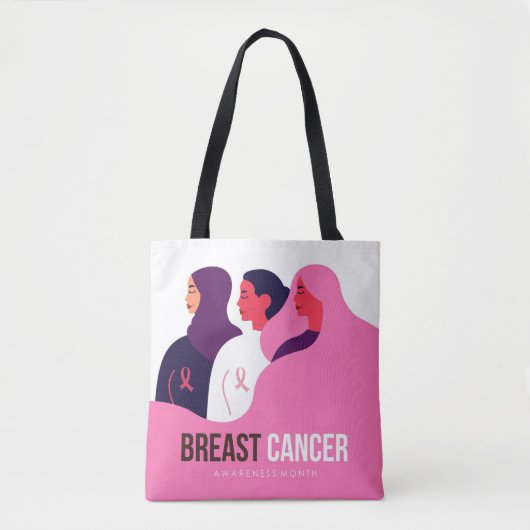 乳がん認知月間 トートバッグ (正面)