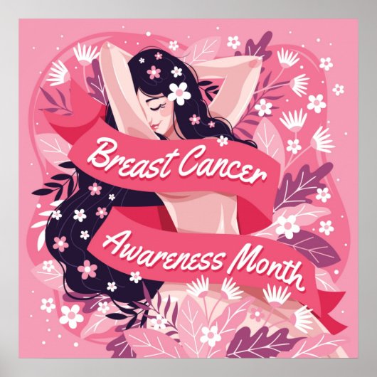 乳がん認知月間 ポスター (正面)