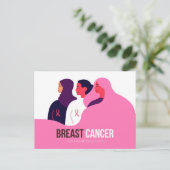 乳がん認知月間 ポストカード (スタンド正面)