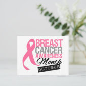 乳がん認知月10月 ポストカード (スタンド正面)