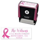 乳がん認識リボン 返送先住所 セルフインキングスタンプ (インサイチュ)