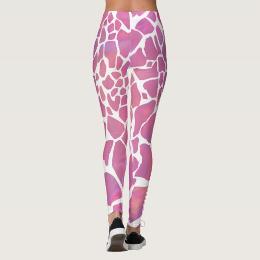 乳がん認識度が閉じ走て レギンス (裏面)