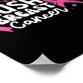 乳がん認識度きらきら光るピンクリボン2 ポスター (角)