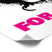 乳がん認識度のサポート – Women Poster ポスター (角)