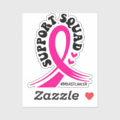 乳がん認識度の健康医療ギフト シール (シート)