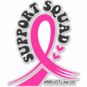 乳がん認識度の健康医療ギフト シール (正面)