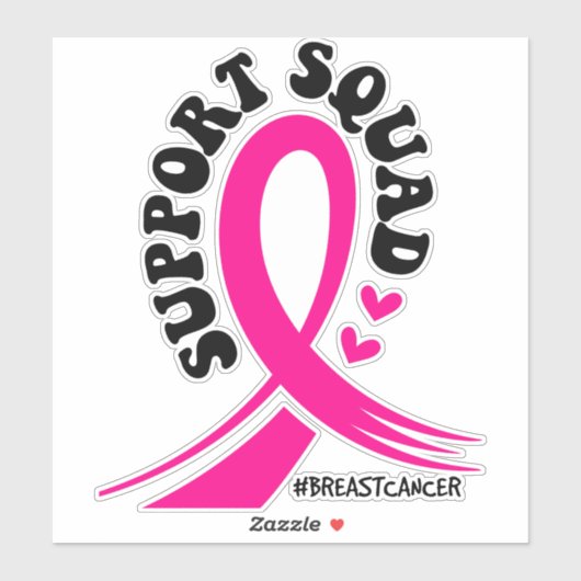 乳がん認識度の健康医療ギフト シール (シート)