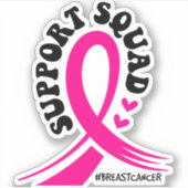 乳がん認識度の健康医療ギフト シール (正面)