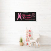 乳がん認識度は10月のピンクの日付を保存 横断幕 (インサイチュ)