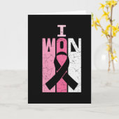 乳がん認識度を克服した女性贈呈 カード (黄色い花)