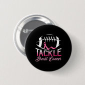 乳がん認識度アメリカンフットボールPに取り組む 缶バッジ (正面&裏面)