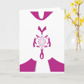 乳がん認識度アートプリント カード (黄色い花)