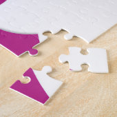 乳がん認識度アートプリント ジグソーパズル (側面)