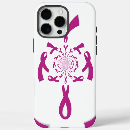 乳がん認識度アートプリント Case-Mate iPhoneケース (裏面)