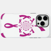 乳がん認識度アートプリント Case-Mate iPhoneケース (裏面 (横))