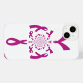 乳がん認識度アートプリント Case-Mate iPhoneケース (裏面 (横))