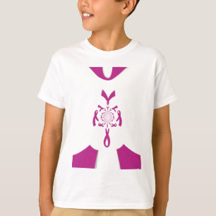 乳がん認識度アートプリント Tシャツ