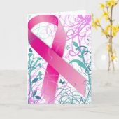 乳がん認識度カード カード (黄色い花)