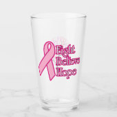 乳がん認識度ガラス タンブラーグラス (正面)