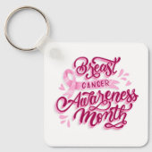 乳がん認識度キーチェーン キーホルダー (正面)
