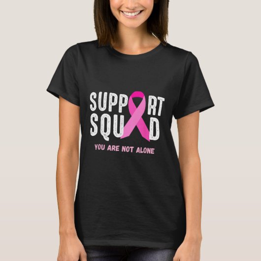 乳がん認識度ギフト支援班 Tシャツ (正面)