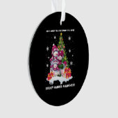 乳がん認識度クリスマスツリー オーナメント (正面)