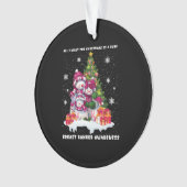 乳がん認識度クリスマスツリー オーナメント (正面)