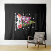 乳がん認識度クリスマスツリー タペストリー (インサイチュ(横))