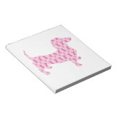 乳がん認識度ダシュント ノートパッド (アングル)