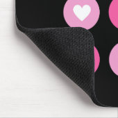 乳がん認識度ハート希望 マウスパッド (コーナー)