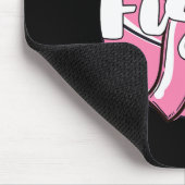 乳がん認識度バスケットボール選手Baと戦う マウスパッド (コーナー)