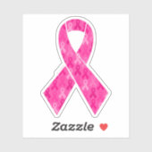 乳がん認識度ピンクリボンパターン シール (シート)