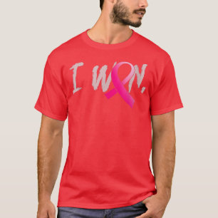 乳がん認識度ピンクリボン生存者 Tシャツ