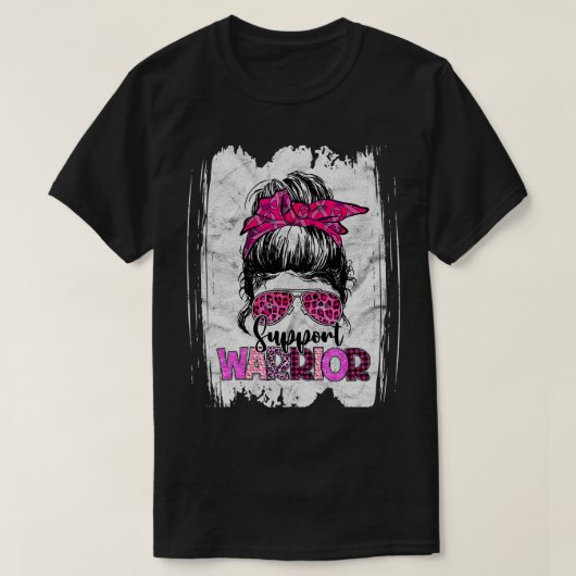 乳がん認識度ピンクリボン10月We Tシャツ (デザイン正面)