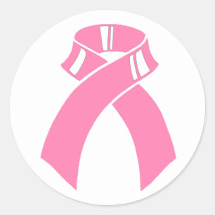 乳がん認識度ピンクリボン ラウンドシール
