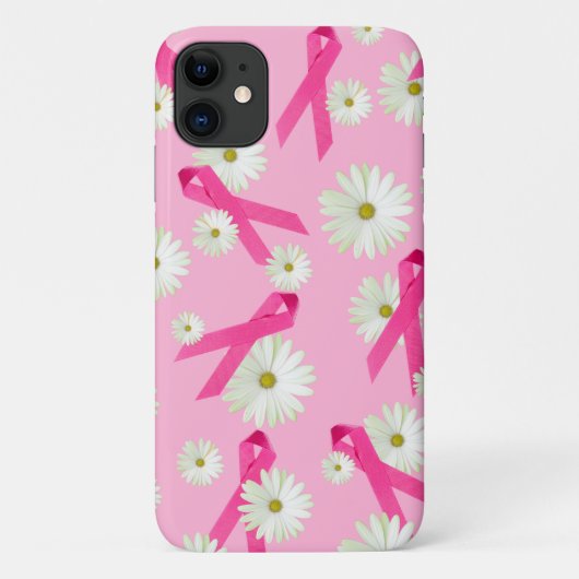 乳がん認識度ピンクリボン Case-Mate iPhoneケース (裏面)