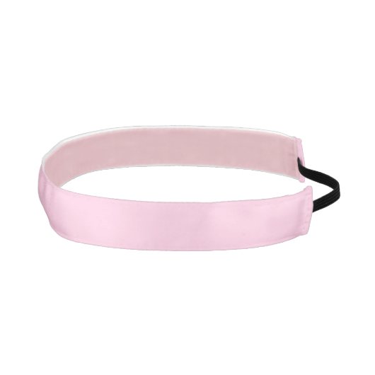 乳がん認識度ピンク無地の色かわいい アスレチックヘッドバンド (右)