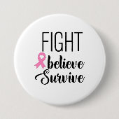 乳がん認識度ピン 缶バッジ (正面)