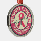 乳がん認識度プレミアムオーナメント メタルオーナメント (右)
