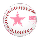 乳がん認識度ユアファンデーションイベント 野球ボール (正面左)