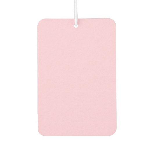 乳がん認識度ライトピンクかわいいハート カーエアーフレッシュナー (正面)