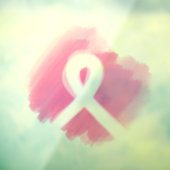 乳がん認識度リボンの水色 ウィンドウサイン (シート3)