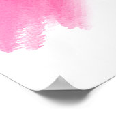 乳がん認識度リボンの水色 ポスター (角)