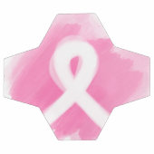 乳がん認識度リボン水彩 サッカーボール (フラット)
