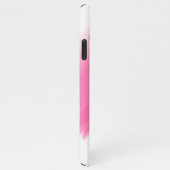 乳がん認識度リボン水彩 iPhoneケース (右側)