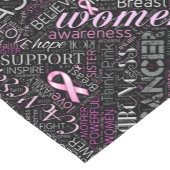 乳がん認識度ワードクラウドID261 ショートテーブルランナー (コーナー)