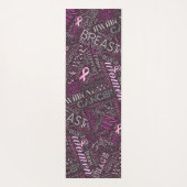 乳がん認識度ワードクラウドID261 ヨガマット (裏面)