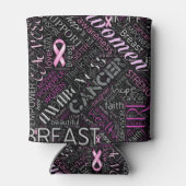 乳がん認識度ワードクラウドID261 缶クーラー (裏面)