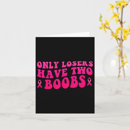 乳がん認識度乳房切除おもしろい術 カード (黄色い花)